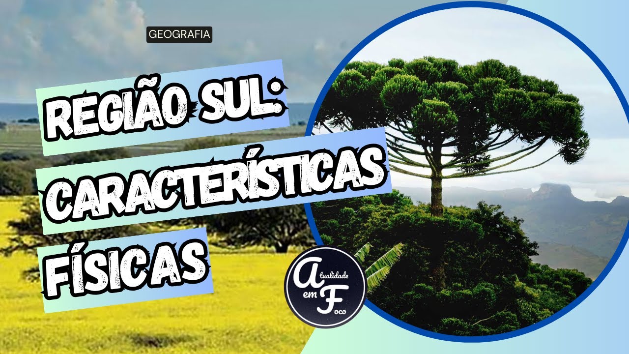 REGIÃO SUL: CARACTERÍSITCAS FÍSICAS (GEOGRAFIA)