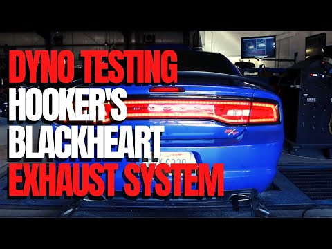 2013 Charger Daytona 5.7 Hemi Hooker Blackheart Headers & Exhaust Dyno Pull