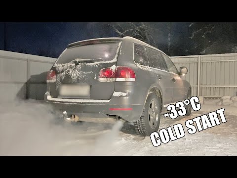 Volkswagen Diesel Cold Start | Diesel Cold Start: Volkswagen Touareg Diesel at -33°C, Will it Start?