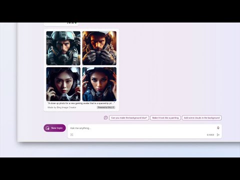 Bing. Создание изображений с помощью DALL-E 3