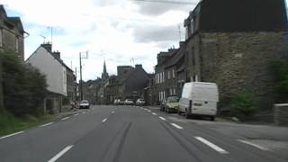 preview picture of video 'Driving Through Gouarec, Cotes d'Armor, Brittany France 12th July 2009'