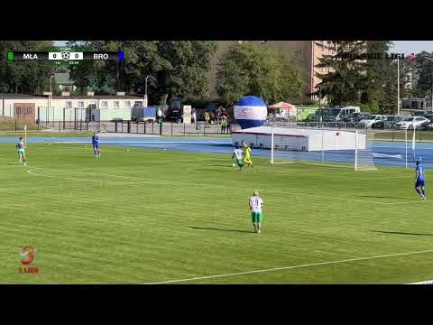 MŁAWIANKA MŁAWA - BROŃ RADOM bramka na 1:0 Stryjewski Mateusz