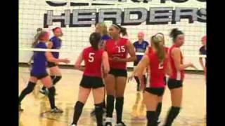 preview picture of video '#3 Rawlins at #4 Glenrock - Volleyball 10/16/10'