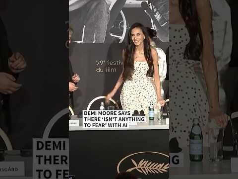 Video Thumbnail: Demi Moore says there ‘isn’t anything to fear’ with AI | AFP