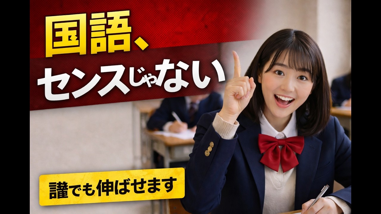 国語、センスじゃない