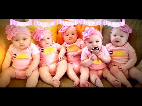 First All-Girl Quintuplets Appear on 'GMA'