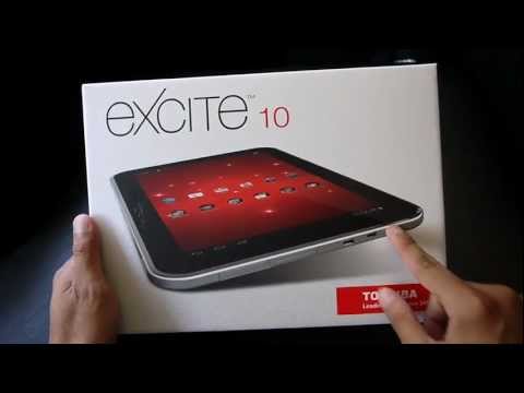 Toshiba Excite 10 unboxing
