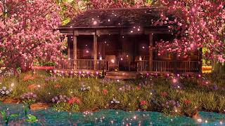 Spring House Ambience: Birdsong, Soft Water, Wind Chimes, Gardening Sounds 🌸