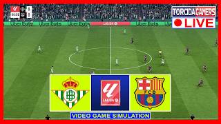 🔴REAL BETIS VS BARCELONA LIVE | LALIGA 2026/27 | EFOOTBALL PES 2021 SIMULATION