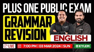 Plus One English - Public Exam - Grammar Revision | Xylem Plus One