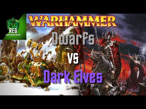 Warhammer Fantasy 6th Edition Battle Report | Dwarfs vs Dark Elves