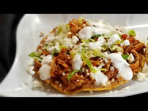 BEST CHICKEN TINGA recipe / how to make easy TOSTADAS ❤