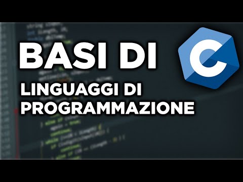 LINGUAGGIO C - Introduzione ai LINGUAGGI DI PROGRAMMAZIONE #1
