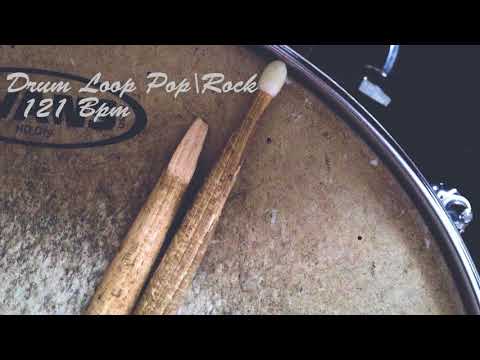 Pop \ Rock Drum Loop Sample Great Sound fills breaks 121 bpm