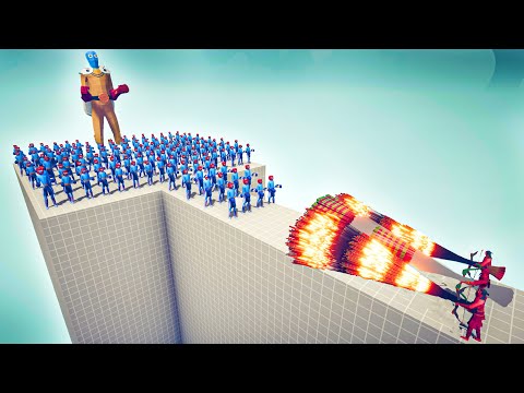 100x BOXER & SAITAMA GIANT vs 3x EVERY GOD - 🏹Totally Accurate Battle Simulator TABS