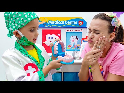 Niki wie ein Zahnarzt - Kindergeschichte über die Pflege der Zähne