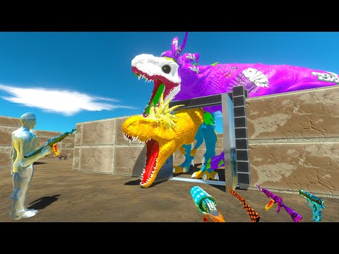 LIVE ARBS DINOSAURS TOURNAMENT FIGHT - Animal Revolt Battle Simulator