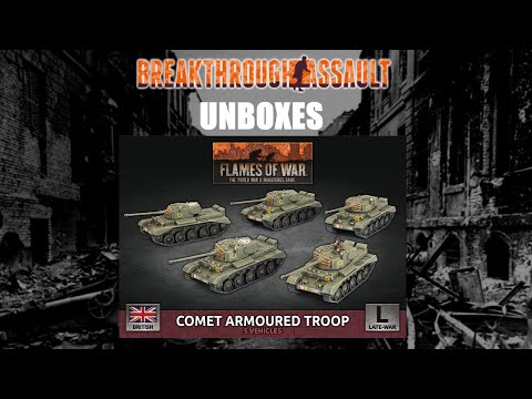 Battlefront Comet Armoured Troop Unboxing