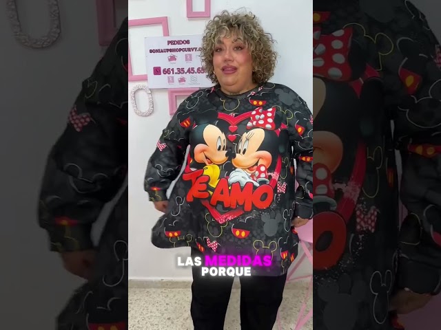 Vídeo relacionado con Disney Sudadera Oversize Mujer de Forro Polar Mickey Minnie (Rosa Marie)