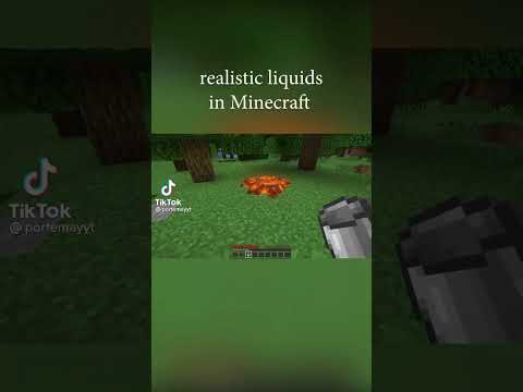 spammer - realistic liquids in Minecraft#minecraft #shorts #animation