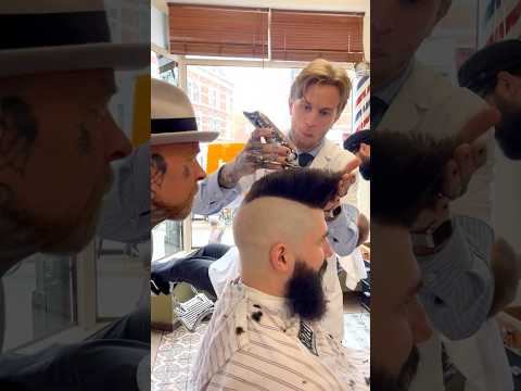 Barbers Stop What They’re Doing to Watch THIS Psychobilly Quiff Hairstyle