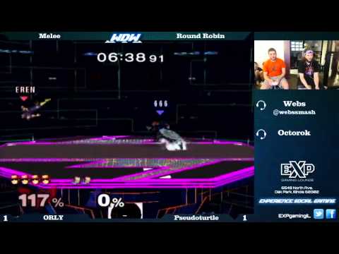 Melee Summer Ranbats Finals 8-8-15 ORLY vs PseudoTurtle - Round Robin