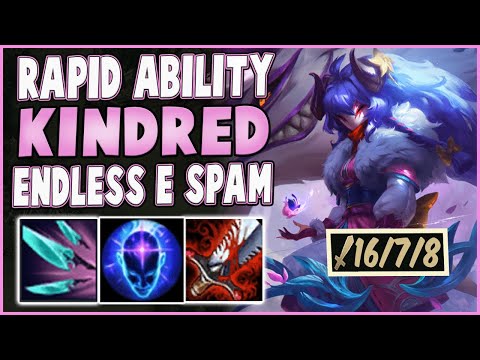 KINDRED E Has A 4 Second Cooldown?! Navori Quickblade Is Legit Urf Kindred! - League Of Legends