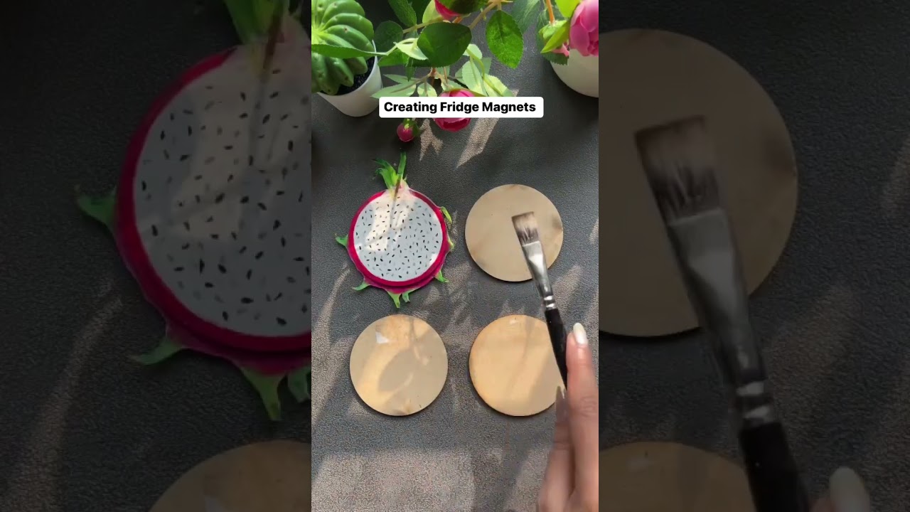 Creating Fridge Magnets #youtubeshorts