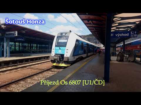 Os 6807 [U1/ČD] - příjezd | Ústí nad Labem | 1.8.2018