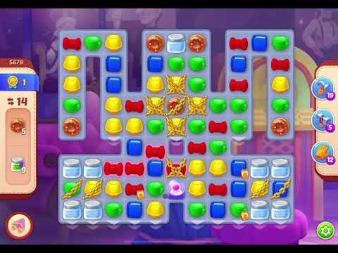 HomeScapes Level 5679 no boosters (14 moves)