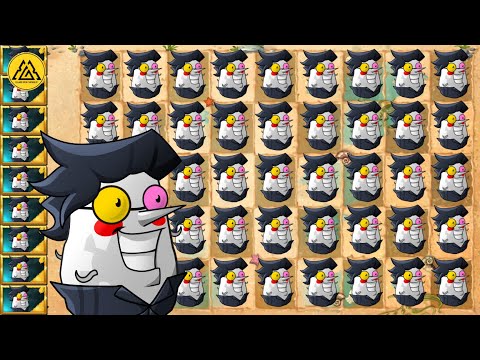 Pvz 2 Every 999 Plant Max Level Vs 999 Jester Zombie !! Plants Vs Zombies 2