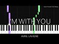 Avril Lavigne - I'm With You (Easy Piano Tutorial)