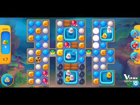 Fishdom. 8461 level no boosters and diamonds. 13 moves