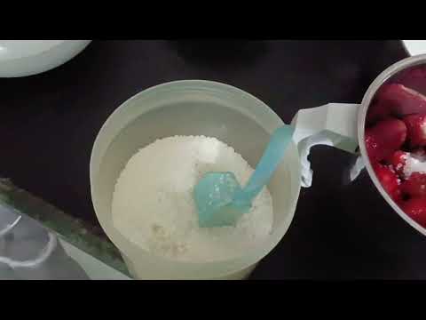 🍓🍓Making Strawberry shake  🍓🍓