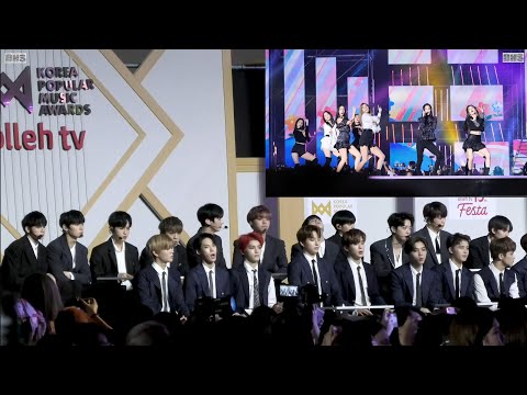 181220 Reaction to Red Velvet Butterfly + Power up - WANNAONE NCT 127 4k