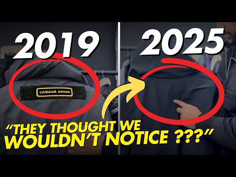 COST CUTTING?? Your 2025 CANADA GOOSE JACKET Is NOT THE SAME As The OIder Models!
