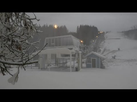 Snökanornerna skjuter för fullt