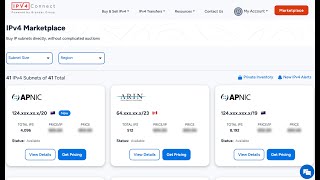 IPv4Connect Marketplace