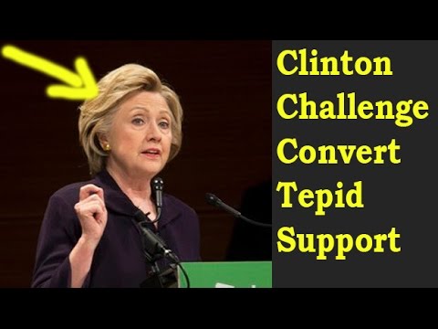Clinton's challenge convert tepid support into enthusiasm | Latest News World 2