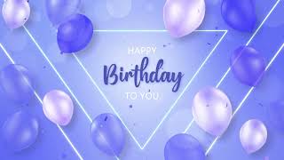 2 Hour Happy Birthday To You Background Video with Techno Music | 365Edits.com RSVP Website Builder