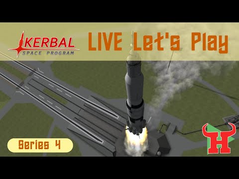 One Small Step - KSP LIVE Career Stock Joystick Let's Play S4 #1