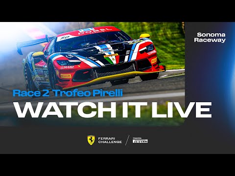 Ferrari Challenge North America - Sonoma, Race 2 - Trofeo Pirelli