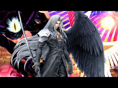 Sephiroth VS. Galeem & Dharkon (World of Light Final Boss) | Super Smash Bros Ultimate