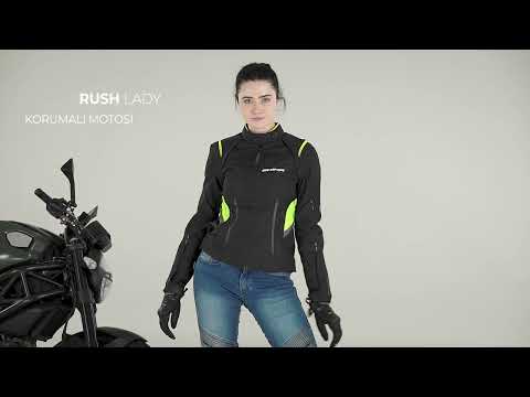 Shima Rush Kadın Korumalı Motosiklet Montu - Motomax.com.tr