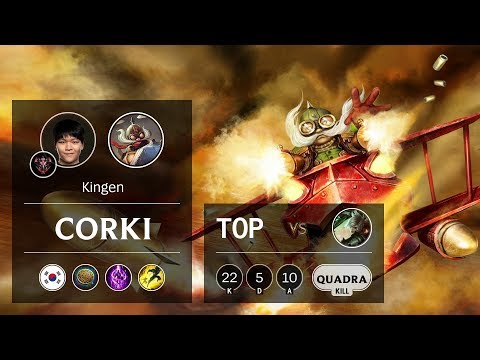 Corki Top vs Riven - KR Grandmaster Patch 9.17