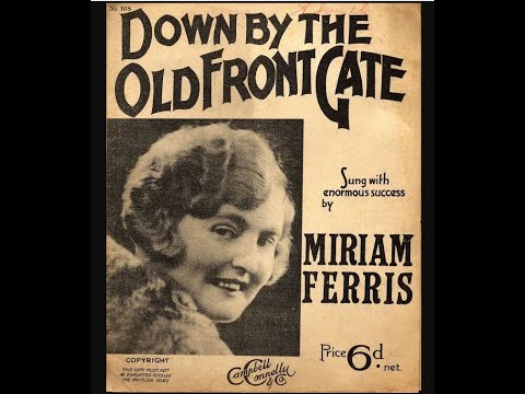 Jack Payne & His Band “Down By The Old Front Gate” Columbia 5118 (1928) British dance band