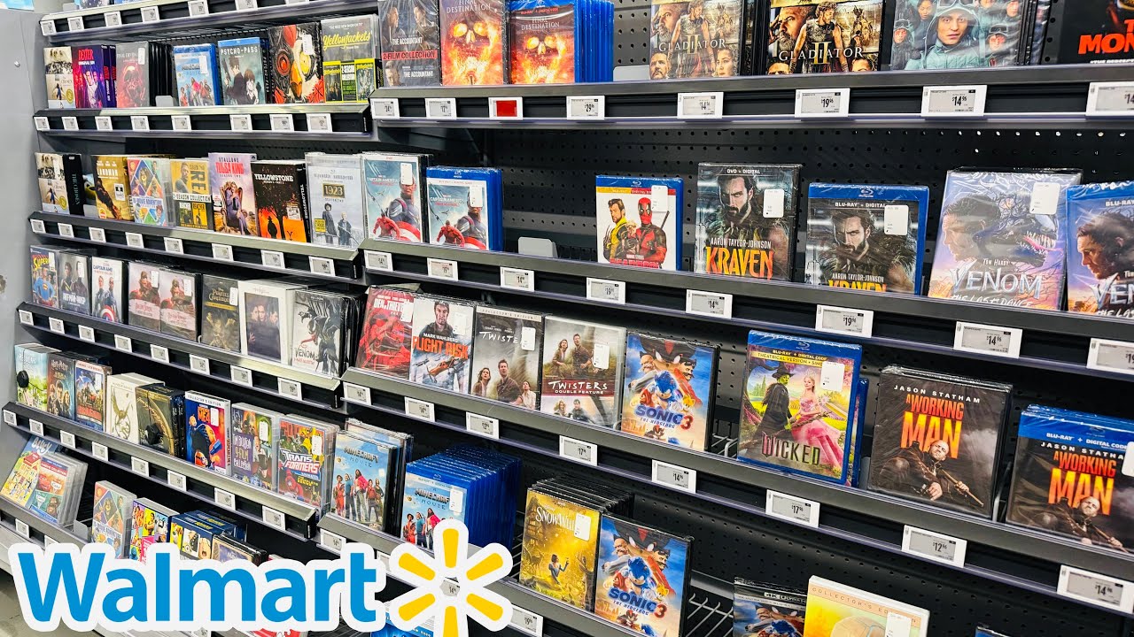 Walmart Movie Collection DVD Bluray 4K movie hunting