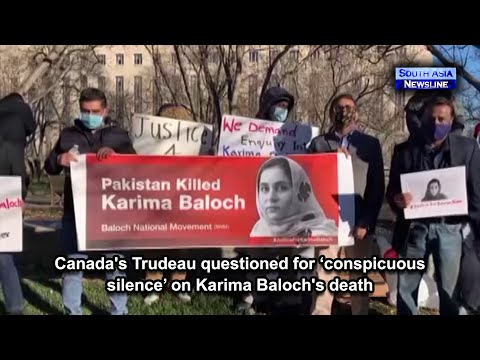 Canada's Trudeau questioned for ‘conspicuous silence’ on Karima Baloch's death