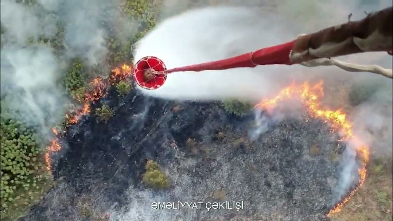 Xocavənd və Ağdərədə yanğınlarla mübarizə davam edir VİDEO