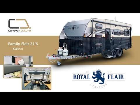 2021 Royal Flair Family Flair 21'6 Caravan (KW5433)